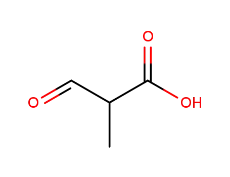 Molecular Structure of 6236-08-4 (2-methyl-3-oxo-propanoic acid)