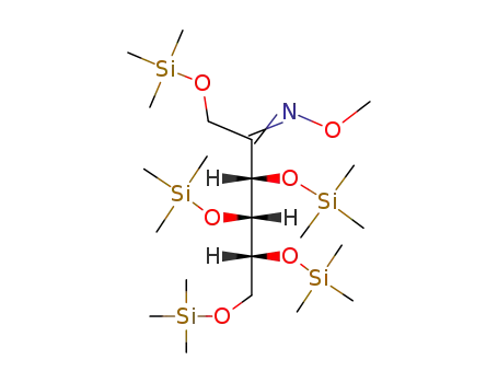 1-O,3-O,4-O,5-O,6-O-Pentakis(trimethylsilyl)-D-fructose O-methyl oxime
