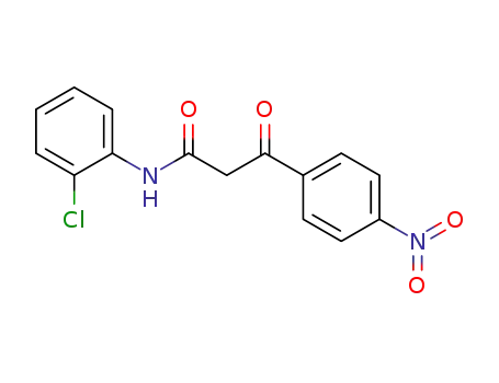 Molecular Structure of 62254-06-2 (2'-CHLORO-2-(4-NITROBENZOYL)ACETANILIDE)