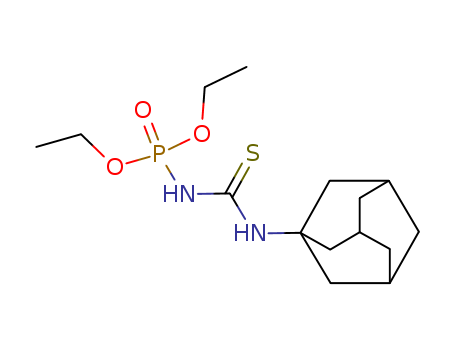 Phosphoramidic acid,[thioxo(tricyclo[3.3.1.13,7]dec-1-ylamino)methyl]-, diethyl ester (9CI) cas  56252-47-2