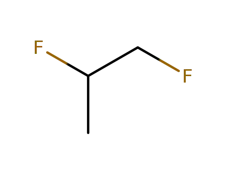 Molecular Structure of 62126-90-3 (1,2-Difluoropropane)