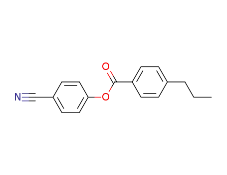Molecular Structure of 56131-49-8 (4-CYANOPHENYL-4'-N-PROPYLBENZOATE)