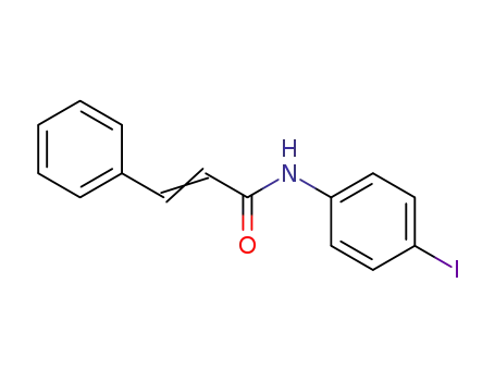 Molecular Structure of 56298-77-2 (N-(4-Iodophenyl)-3-phenylpropenamide)