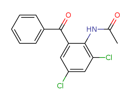 Acetamide,N-(2-benzoyl-4,6-dichlorophenyl)-