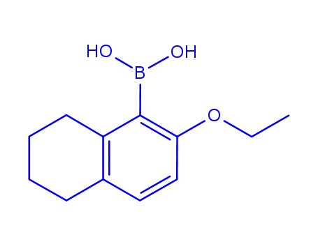 Molecular Structure of 622834-95-1 (Boronic acid, (2-ethoxy-5,6,7,8-tetrahydro-1-naphthalenyl)- (9CI))