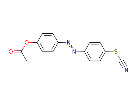 Thiocyanic acid,4-[2-[4-(acetyloxy)phenyl]diazenyl]phenyl ester