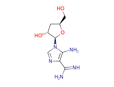 1H-Imidazole-4-carboximidamide,5-amino-1-(3-deoxy-b-D-erythro-pentofuranosyl)- cas  56220-44-1