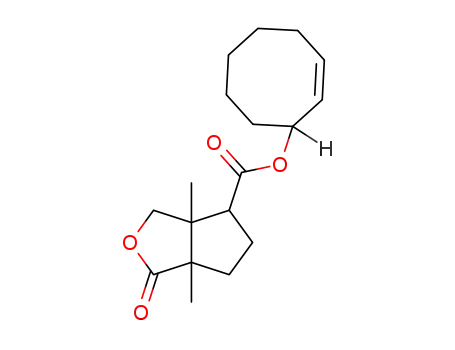 3a,6a-Dimethyl-1-oxo-hexahydro-cyclopenta[c]furan-4-carboxylic acid (Z)-cyclooct-2-enyl ester