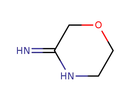 Molecular Structure of 747408-16-8 (2H-1,4-Oxazin-3-amine,5,6-dihydro-(9CI))