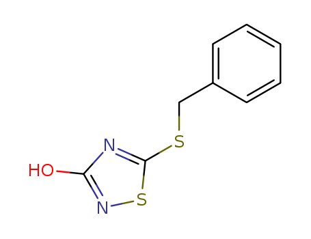 1,2,4-Thiadiazol-3(2H)-one,5-[(phenylmethyl)thio]-                                                                                                                                                      