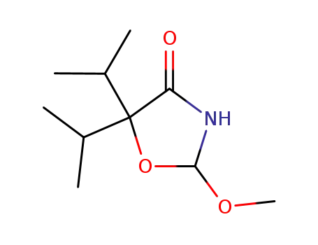 2-Methoxy-5,5-bis(1-methylethyl)oxazolidin-4-one