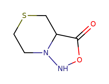 1H,3H-[1,2,3]Oxadiazolo[4,3-c][1,4]thiazin-3-one,tetrahydro-,(3aR)-(9CI)