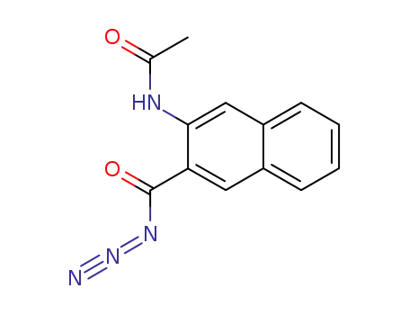 3-acetylamino-[2]naphthoyl azide