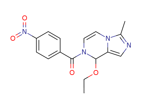 Methanone, (8-ethoxy-3-methylimidazo[1,5-a]pyrazin-7(8H)-yl)(4-nitrophenyl)- cas  56468-17-8