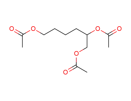 Molecular Structure of 923-87-5 (1,2,6-Hexanetriol, triacetate)
