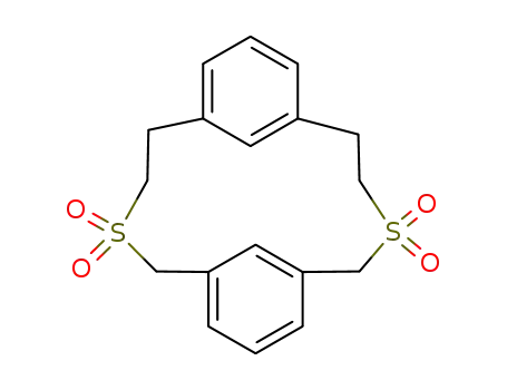 3,13-Dithia-tricyclo[13.3.1.1<sup>6,10</sup>]icosa-1<sup>(18)</sup>,6,8,10<sup>(20)</sup>,15<sup>(19)</sup>,16-hexaene 3,3,13,13-tetraoxide