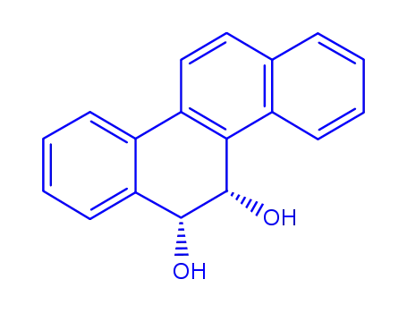 Molecular Structure of 82041-83-6 ((5S,6R)-5,6-dihydrochrysene-5,6-diol)