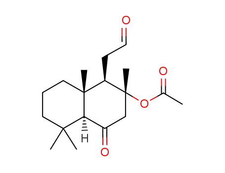 Acetic acid (1R,2R,4aS,8aR)-2,5,5,8a-tetramethyl-4-oxo-1-(2-oxo-ethyl)-decahydro-naphthalen-2-yl ester