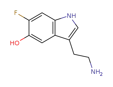 Molecular Structure of 62105-96-8 (6-fluoroserotonin)
