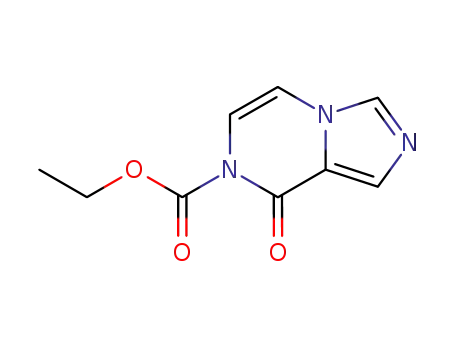 Molecular Structure of 56468-19-0 (ethyl 8-oxoimidazo[1,5-a]pyrazine-7(8H)-carboxylate)
