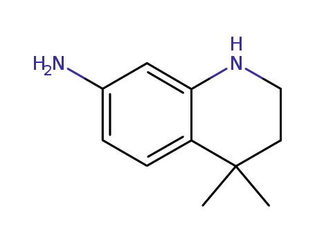 Molecular Structure of 561297-79-8 (7-Quinolinamine, 1,2,3,4-tetrahydro-4,4-dimethyl-)