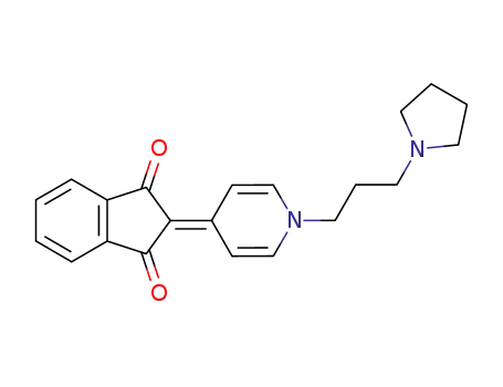 2-{1-[3-(pyrrolidin-1-yl)propyl]pyridin-4(1H)-ylidene}-1H-indene-1,3(2H)-dione