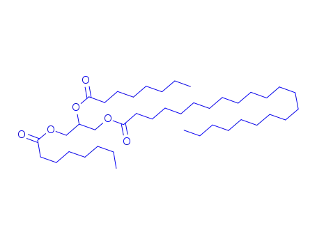Molecular Structure of 56149-10-1 (2,3-bis[(1-oxooctyl)oxy]propyl docosanoate)