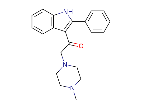 Ethanone,2-(4-methyl-1-piperazinyl)-1-(2-phenyl-1H-indol-3-yl)- cas  62367-99-1