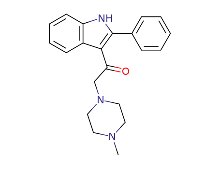 Ethanone, 2-(4-methyl-1-piperazinyl)-1-(2-phenyl-1H-indol-3-yl)-