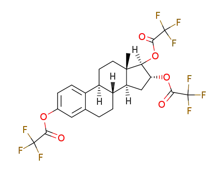 Molecular Structure of 1870-35-5 (Estriol-tris-trifluoressigsaeure)