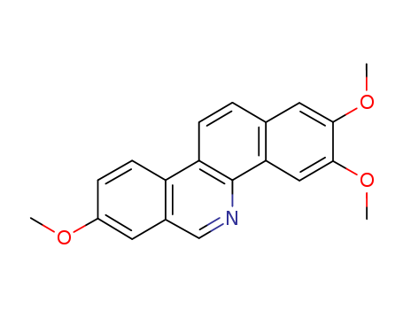 Benzo[c]phenanthridine,2,3,8-trimethoxy- cas  56517-15-8