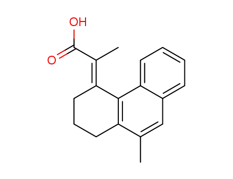 2-(10-methyl-2,3-dihydro-1<i>H</i>-[4]phenanthrylidene)-propionic acid