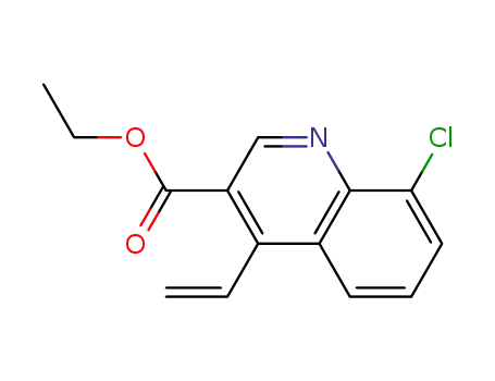 ethyl-8-chloro-4-vinylquinoline-3-carboxylate