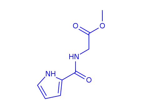 Molecular Structure of 62409-33-0 (N-(pyrrole-2-carboxyl)glycine)