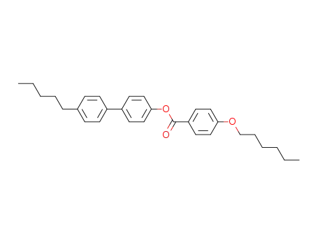Molecular Structure of 59748-31-1 (4-n-hexyloxybenzoic acid 4'-(4-n-pentylphenyl)-phenyl ester)
