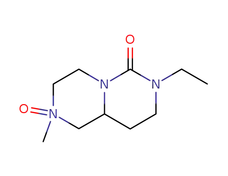 Molecular Structure of 56926-19-3 (7-ethyl-2-methyloctahydro-6H-pyrazino[1,2-c]pyrimidin-6-one 2-oxide)