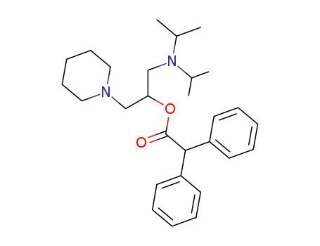 Benzeneacetic acid, a-phenyl-,1-[[bis(1-methylethyl)amino]methyl]-2-(1-piperidinyl)ethyl ester (9CI)