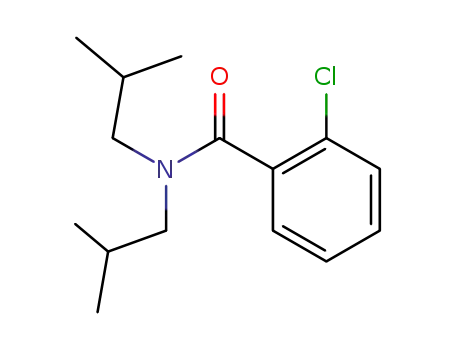 Molecular Structure of 56768-45-7 (2-Chloro-N,N-diisobutylbenzaMide, 97%)
