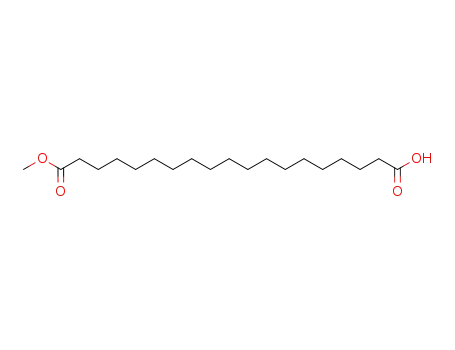 Molecular Structure of 72849-43-5 (Nonadecan-1,19-disaeure-monomethylester)