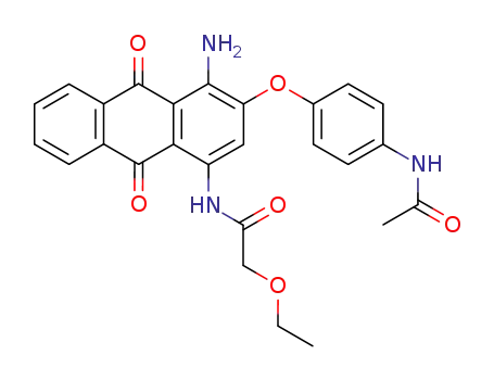 N-[3-(4-Acetylamino-phenoxy)-4-amino-9,10-dioxo-9,10-dihydro-anthracen-1-yl]-2-ethoxy-acetamide