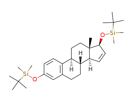 Molecular Structure of 58699-15-3 (3,17β-bis(tert-butyldimethylsiloxy)estra-1,3,5(10),15-tetraene)