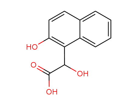 Molecular Structure of 624722-10-7 (2-Hydroxy-2-(2-hydroxynaphthalen-1-yl)acetic acid)