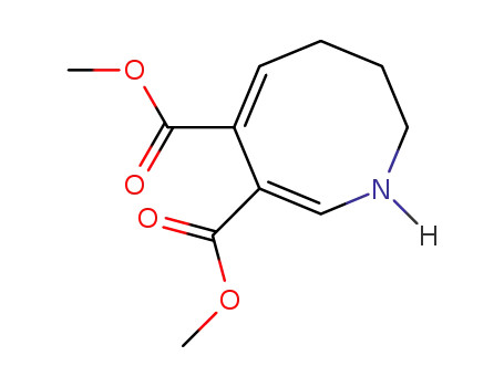 Molecular Structure of 62563-00-2 (dimethyl (2E,4E)-1,6,7,8-tetrahydroazocine-3,4-dicarboxylate)