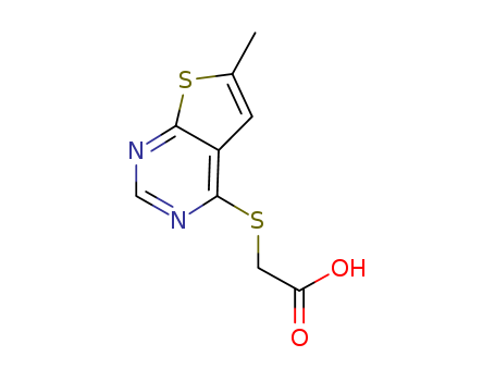 Best price/ [(6-methylthieno[2,3-d]pyrimidin-4-yl)thio]acetic acid(SALTDATA: FREE)  CAS NO.890014-20-7