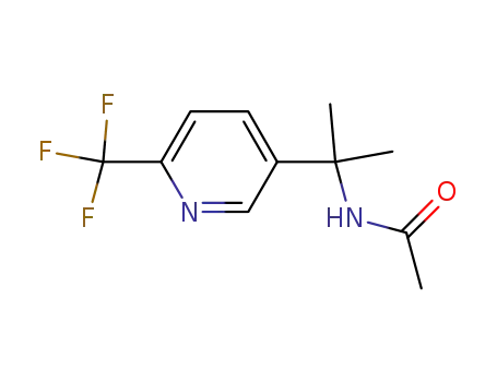 N-(2-(6-( trifluoromethyl)pyridin-3-yl)propan-2-yl)acetamide