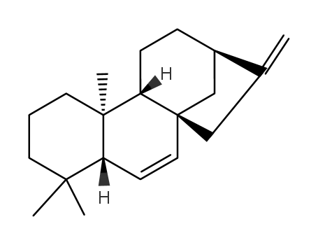 Molecular Structure of 82239-37-0 (ent-kaur-6,16-diene)