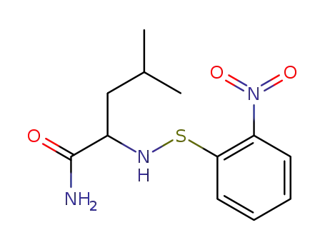 Molecular Structure of 65732-64-1 (Pentanamide, 4-methyl-2-[[(2-nitrophenyl)thio]amino]-)