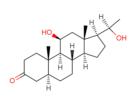 11β,20β-dihydroxy-5α-pregnane-3-one