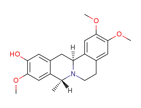 [8R,(-)]-5,8,13,13aα-Tetrahydro-2,3,10-trimethoxy-8α-methyl-6H-dibenzo[a,g]quinolizine-11-ol