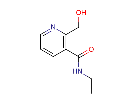 Molecular Structure of 55768-88-2 (<i>N</i>-ethyl-2-hydroxymethyl-nicotinamide)